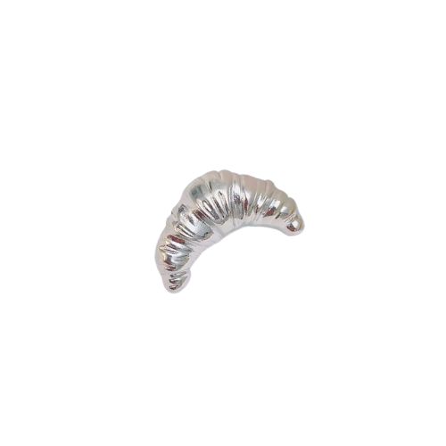 Broche croissant zilver