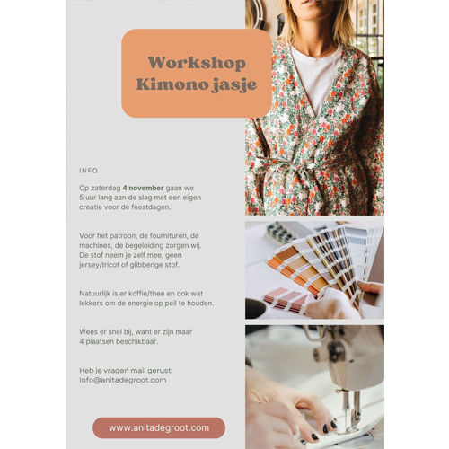 Workshop Kimono jasje