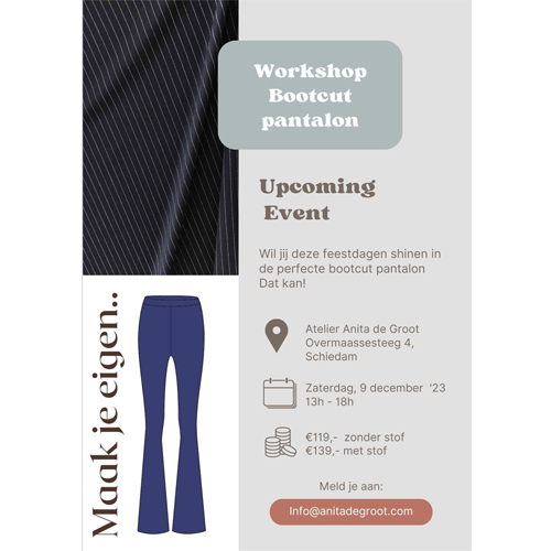 Workshop bootcut pantalon