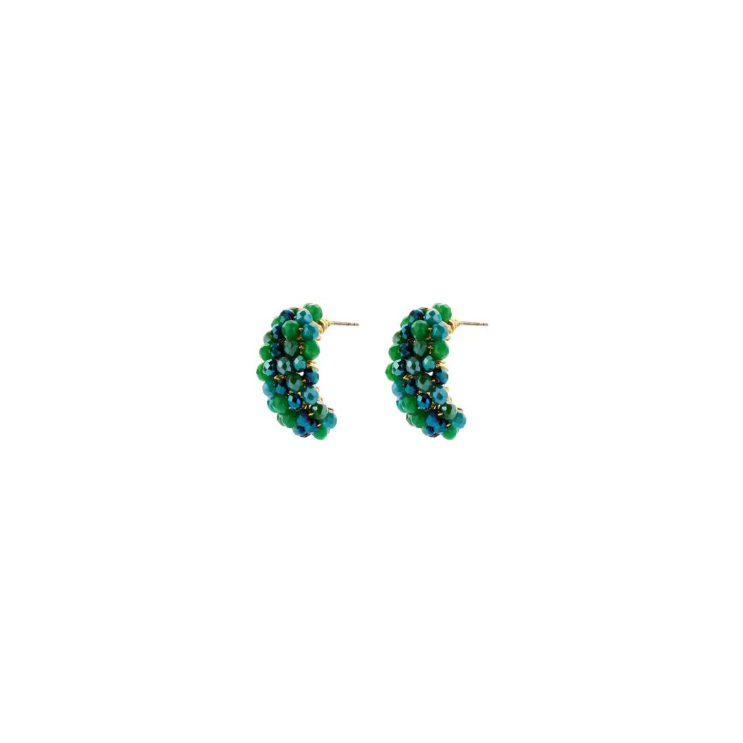 Oorbellen Emerald Twist