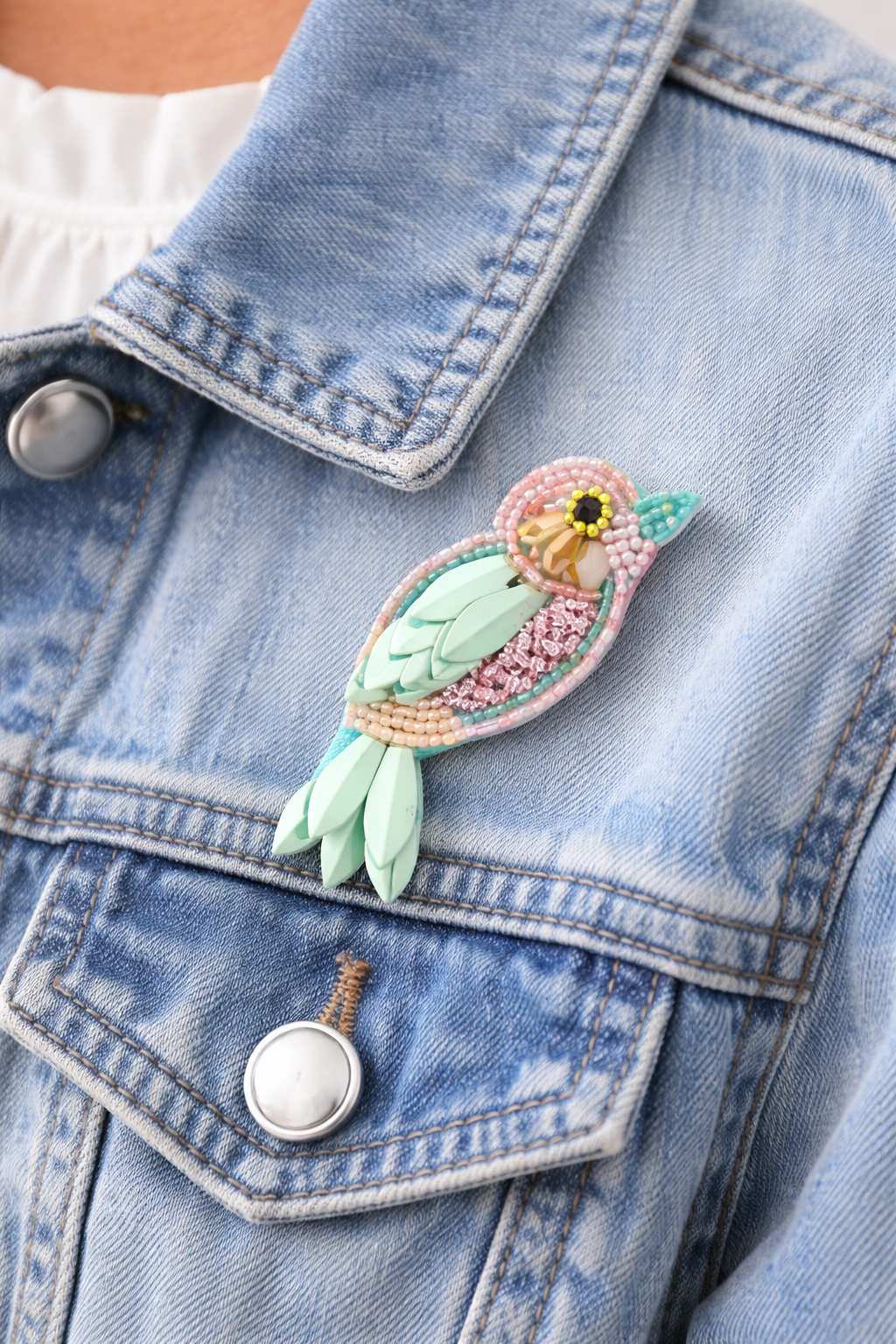 Broche Songbird + kaart
