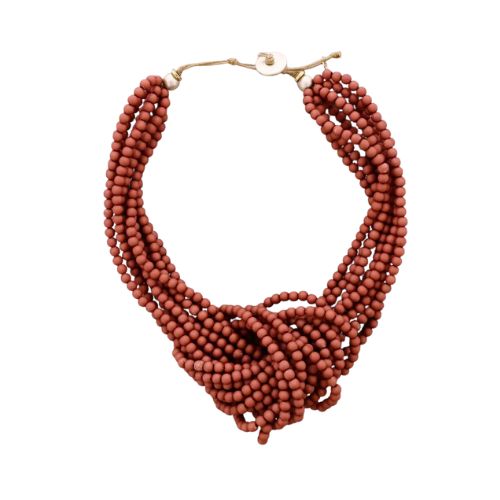 Ketting Terracotta Knot