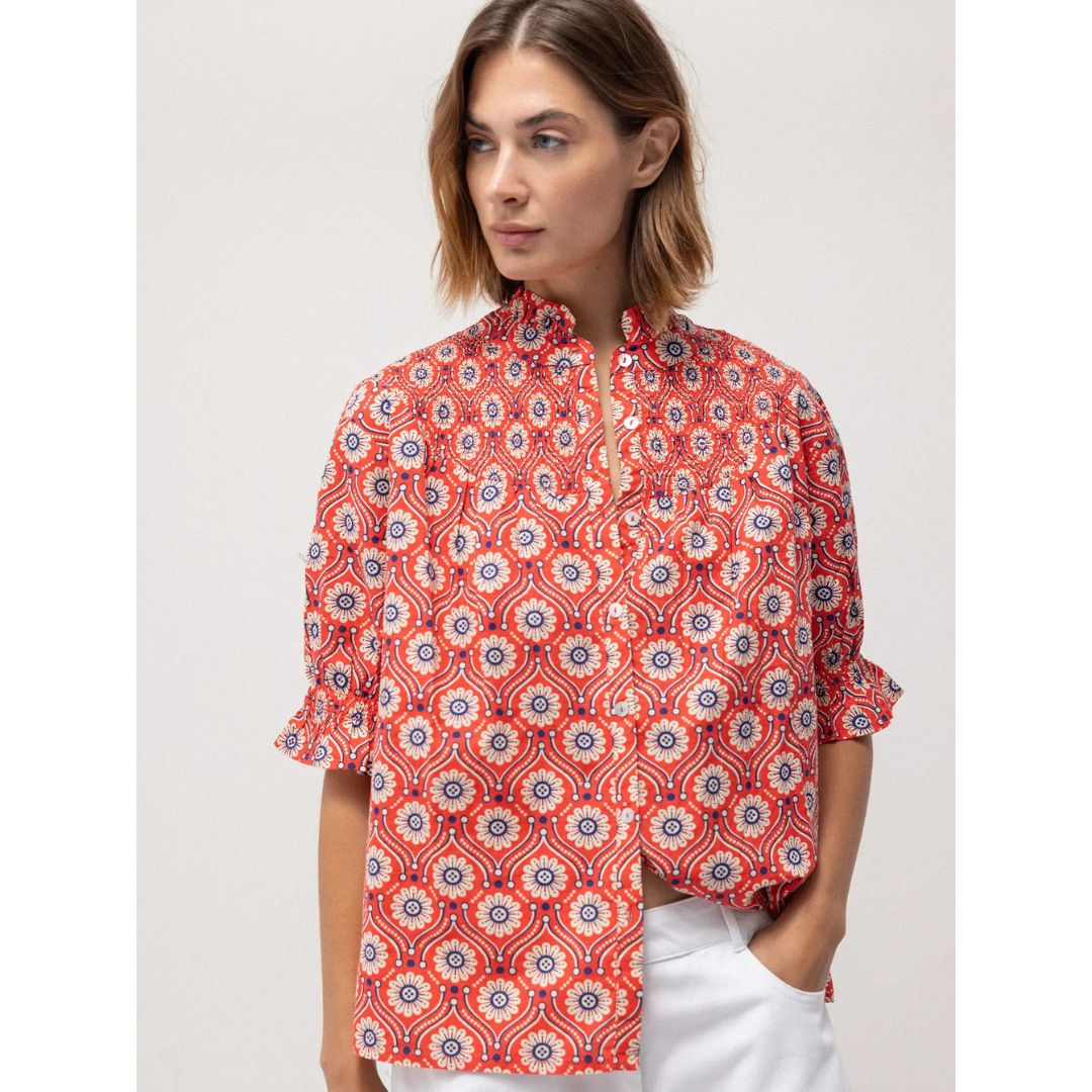 Blouse Floral Red