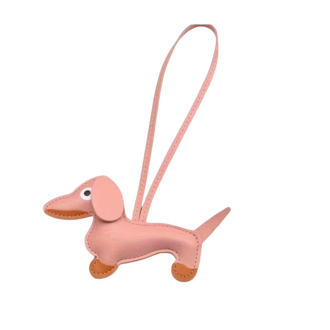 Bagchain hondje roze