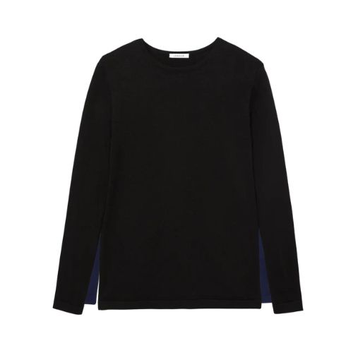 Longsleeve knit zwart
