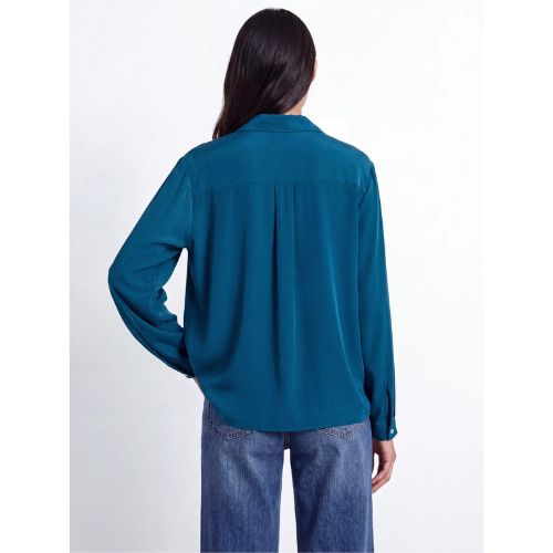 Blouse petrol - Afbeelding 4