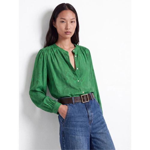 Blouse groen print - Afbeelding 3
