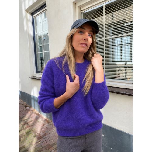 Zachte trui purple