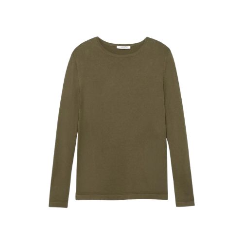 Longsleeve knit olive