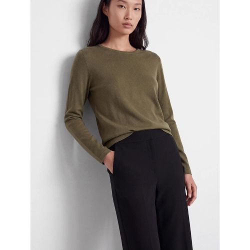 Longsleeve knit olive
