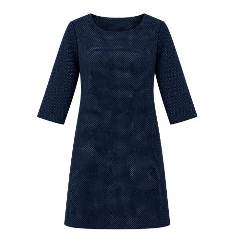 Jurk marineblauwe dots